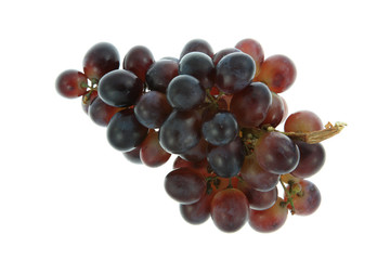 Red grapes.