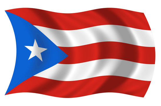 Bandera de Puerto Rico Stock Illustration | Adobe Stock