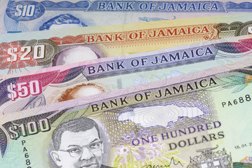 Fototapeta na wymiar Waluta Jamaica