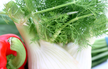 Fenchel und Paprika