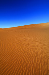 Fototapeta na wymiar A sand dune in the desert, Namibia, Africa