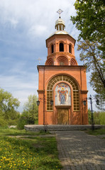 Fototapeta na wymiar Landscape with church