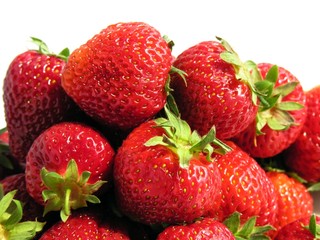 red strawberries