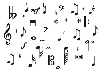 music notes