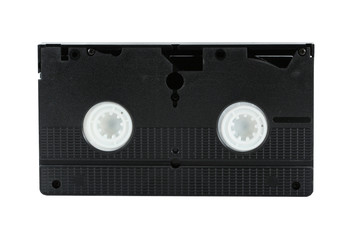 Isolated VHS cassette tape