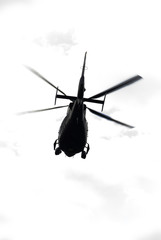 Helicopter silhouette © Bildgigant