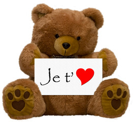 nounours je t'aime