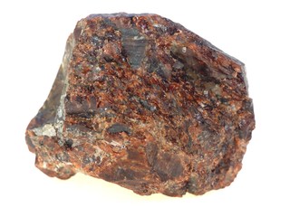 Raw garnet  (decorative mineral)