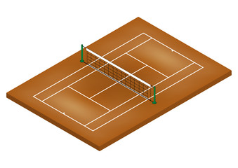 Tennis Court Clay Surface