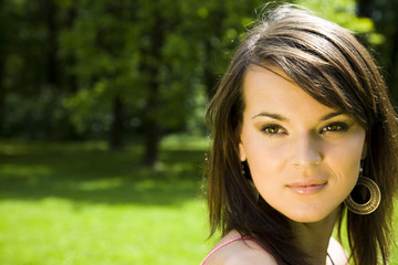 Fototapeta premium Young Woman Portrait