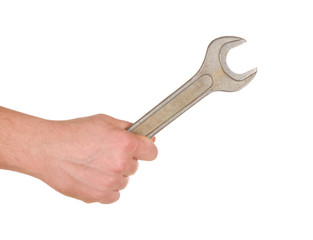 Hand with Spanner