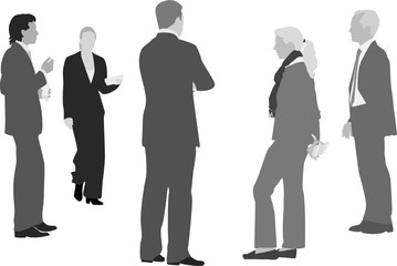 colleagues taking a break