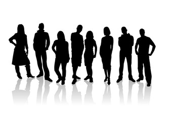 young people team business