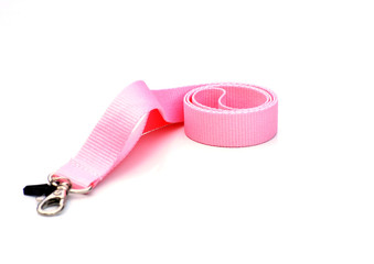 pink lanyard