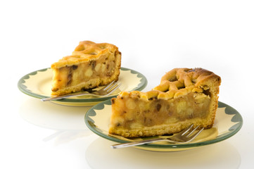 pieces of apple pie