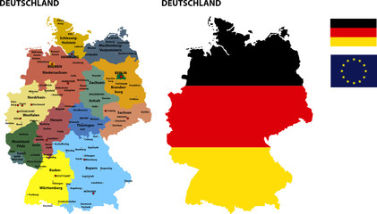 Deutschland Map © Giordano Aita