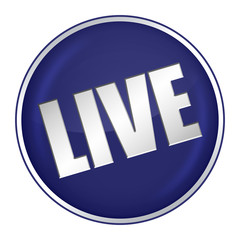Live-Button blau