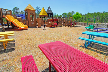 Picnic Area at Playground