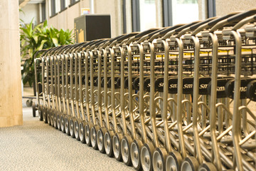 Carts at the airport