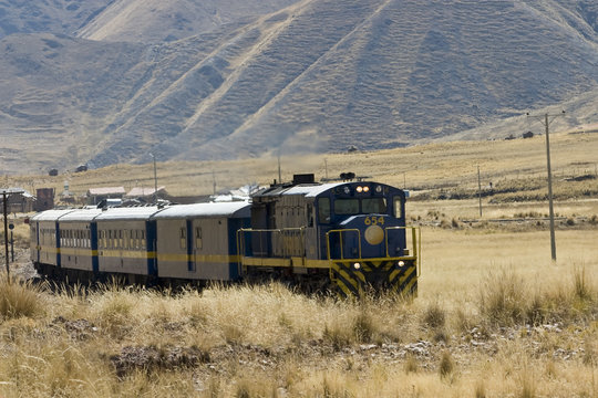 Treno in montagna