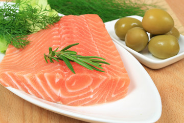 Salmon preparation