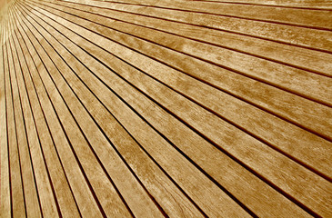 transversal wooden boards floor
