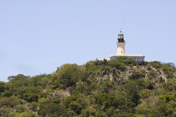 Fototapeta na wymiar tropical lighthouse