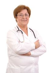 Senior family doctor