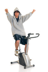 Teenager fitness bike