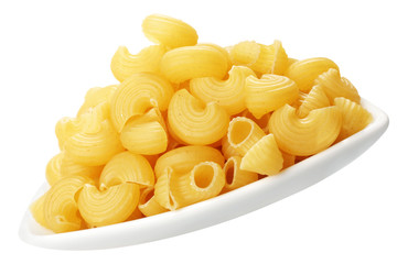 Pasta on white plate