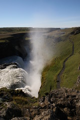 Fototapeta premium Wasserfall auf Island