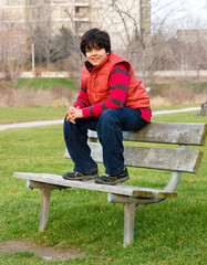 Fototapeta premium Portrait of an Indian boy