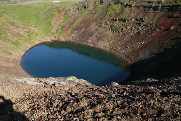 Kratersee auf Island © Karsten Thiele