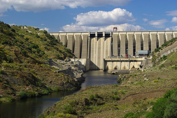 Obraz premium Wasserkraftwerk - hydropower plant 01