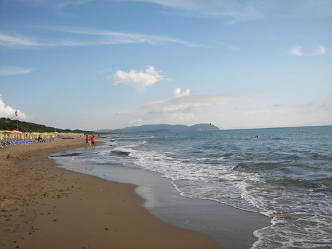 Tramonto a San Vincenzo dalla costa degli Etruschi 