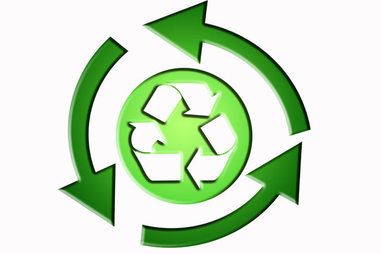 green recycling symbol