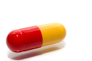 macro of medical pills