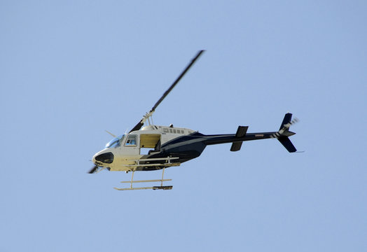 helicopter in flight