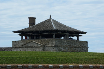 Gatehouse at Old Fort Niagara, old historic Fort