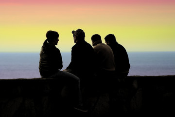 Obraz premium Soft color sunset