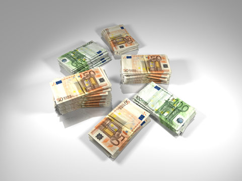 Jede Menge Euroscheine