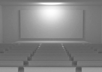 White Screen Interior