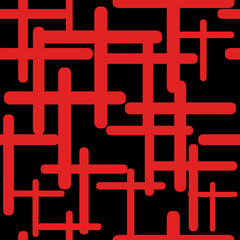 Fototapeta premium Kruez (seamless pattern)