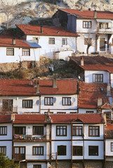 houses in village, anatolia, turkey