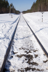 winter railway