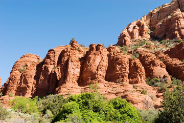 Scenic red rocks in Sedona