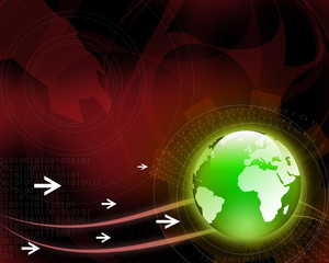 Colored world background © nicos