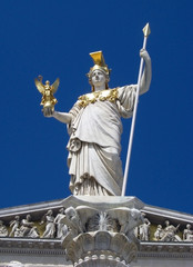 Obraz premium beautiful statue in vienna