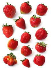 Obraz na płótnie Canvas Strawberry set