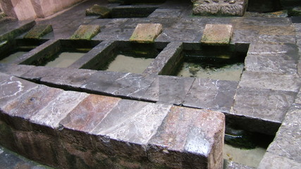 Lavoir à Cefalu, Sicile, Italie